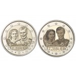 Luxemburgo 2€ 40º Aniversário Casamento Theresa e Henry 2021 (AS 2 VERSÕES) €20,00